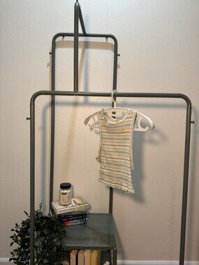 High Neck Striped Urban Outfitters Cropped Tank Top